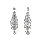 Diamond Leaf Earrings - AXEL'S