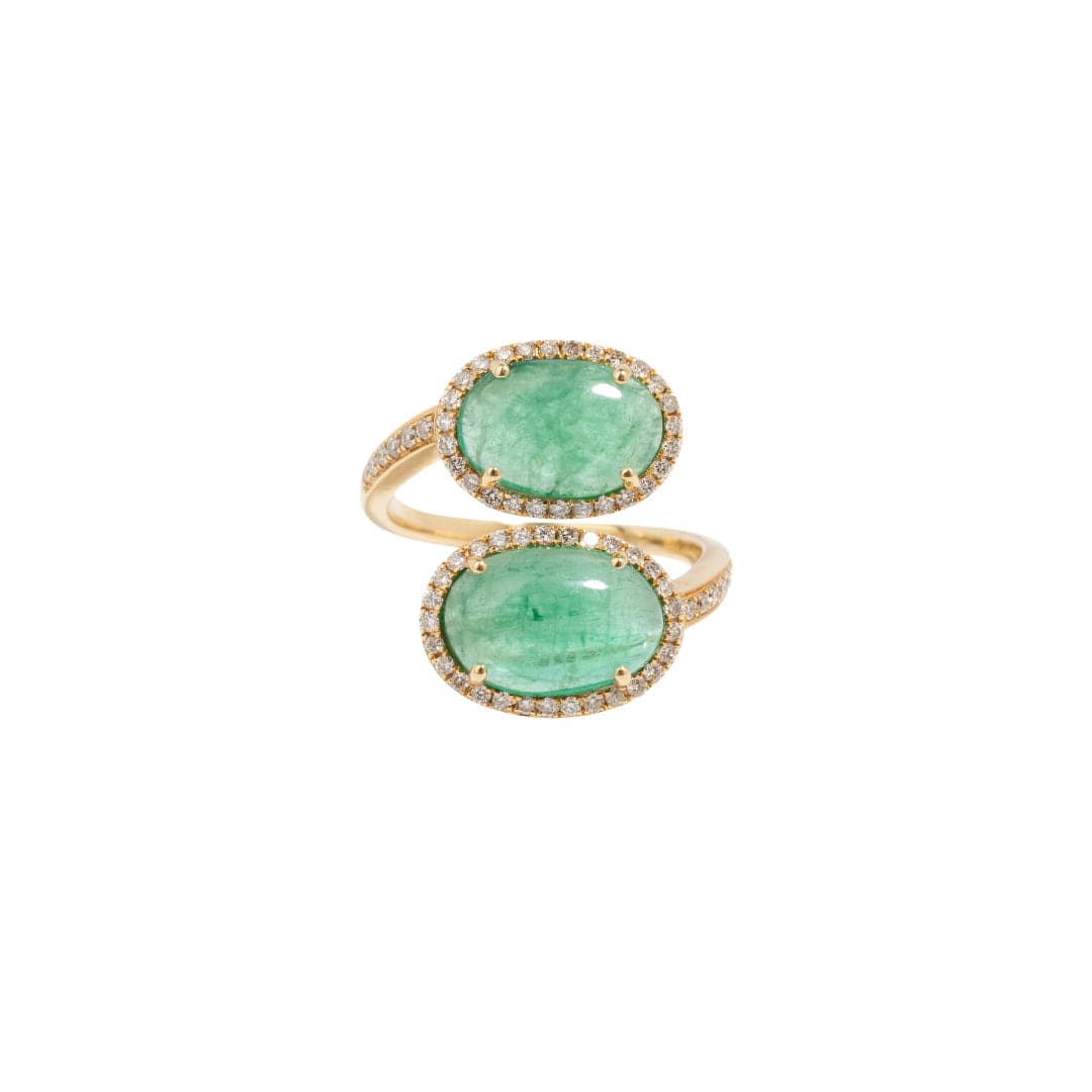 Diamond Cluster Ring | Lux Bond & Green