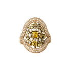 Multicolor Diamond High Priestess Ring - AXEL'S