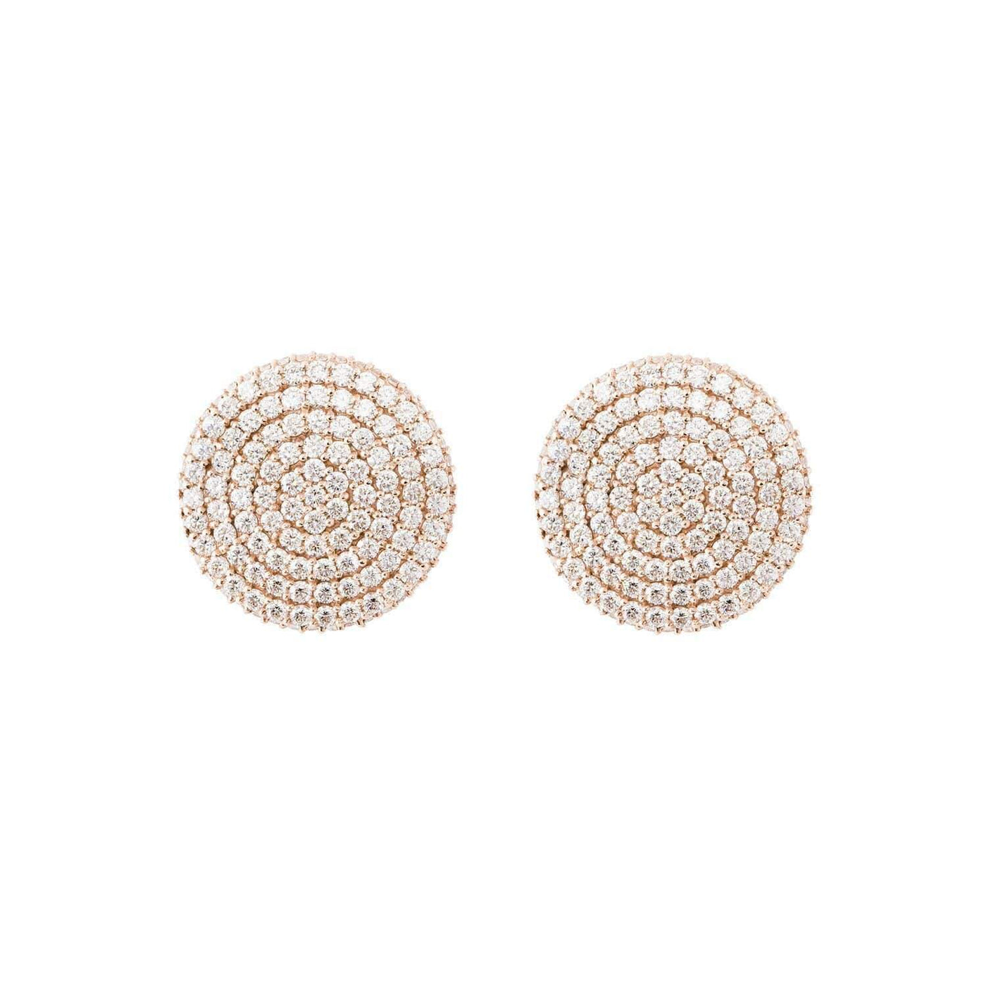 Rose Gold & Diamond Morning Glow Earrings - AXEL'S