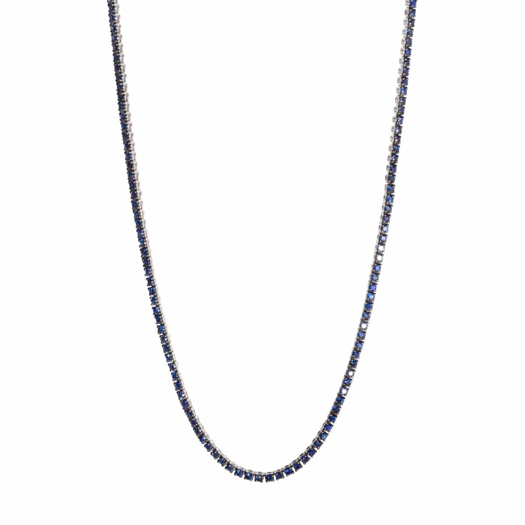 Sapphire Tennis Necklace - AXEL'S