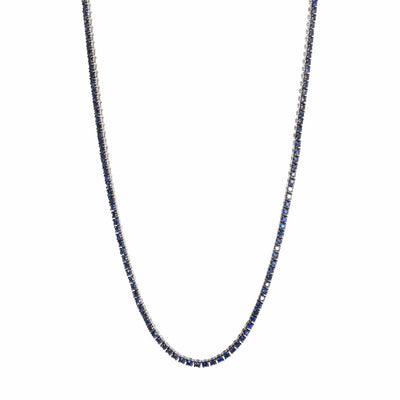 Sapphire Tennis Necklace - AXEL'S
