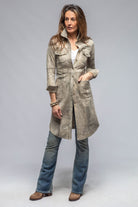 Savannah Long Leather Shirt/Dress in Dress - AXEL'S