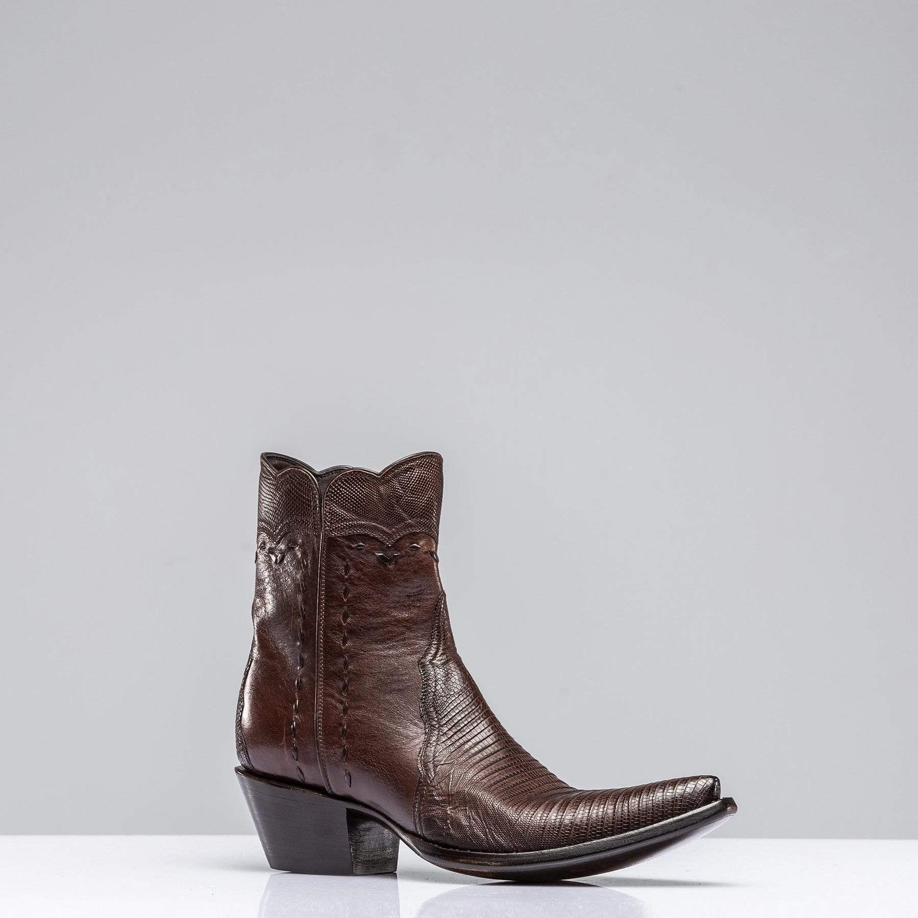 Stallion Boots Chocolate Lizard Gallegos Zorro | Axel's of Vail
