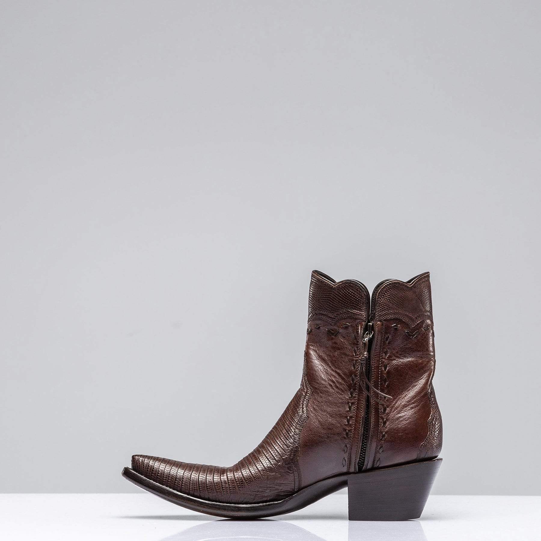 Stallion Boots Chocolate Lizard Gallegos Zorro | Axel's of Vail