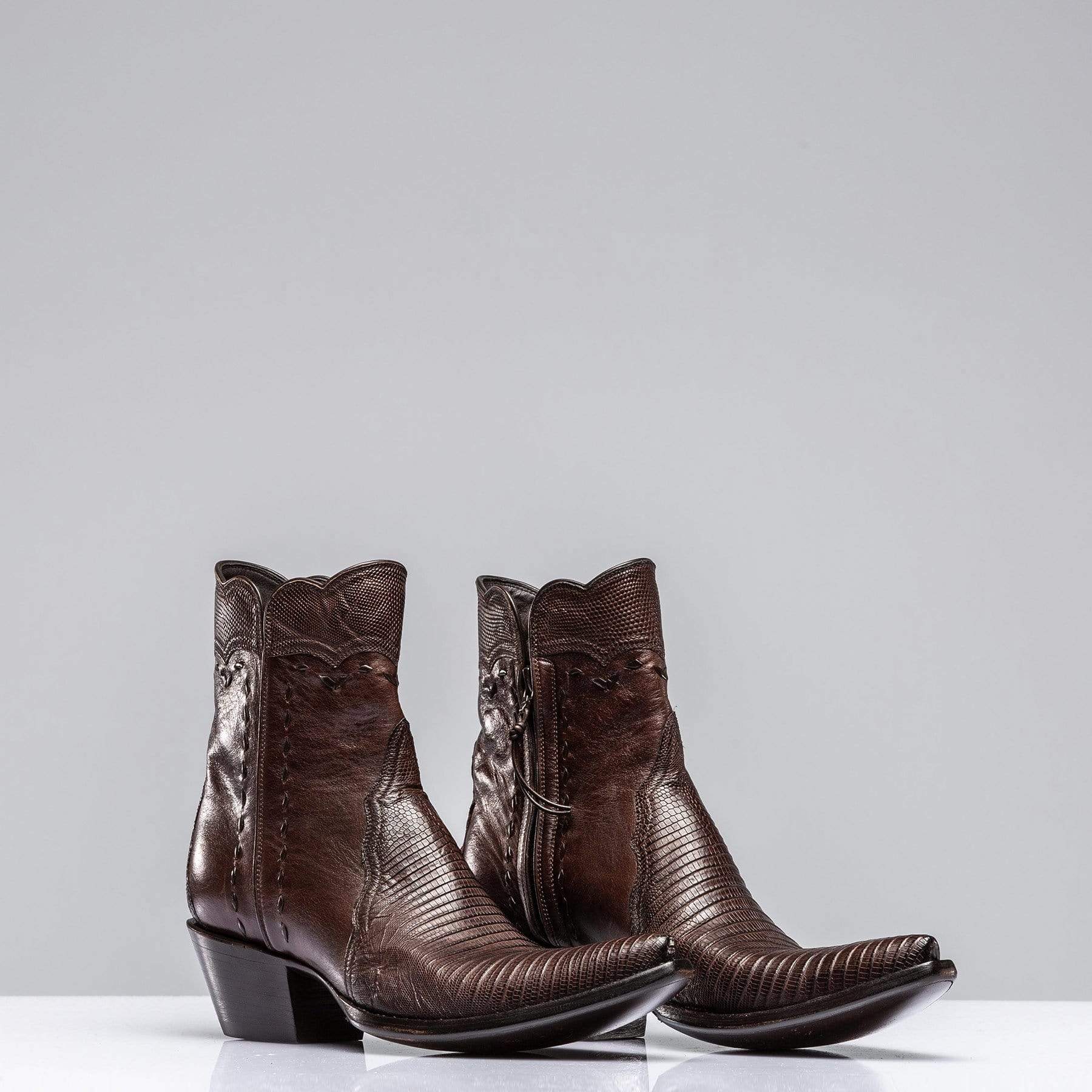 Stallion Boots Chocolate Lizard Gallegos Zorro | Axel's of Vail