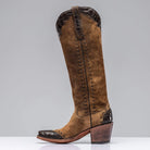 Tall Distressed Camel Boot - AXEL'S