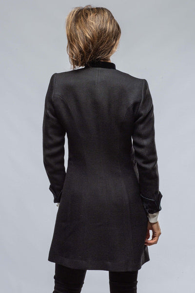 Alberca Short Medallion Coat In Black - AXEL'S