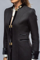 Alberca Short Medallion Coat In Black - AXEL'S
