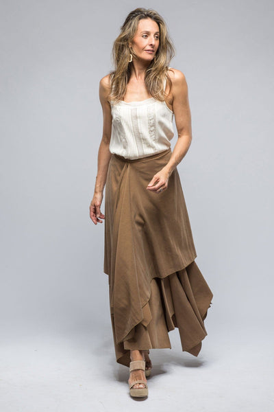 Buleria Skirt In Tenwin Brown - AXEL'S
