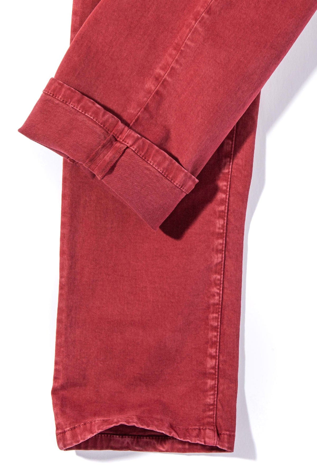 Ryland Rugged Soft Touch Cotton Jeans in Cherry - AXEL'S