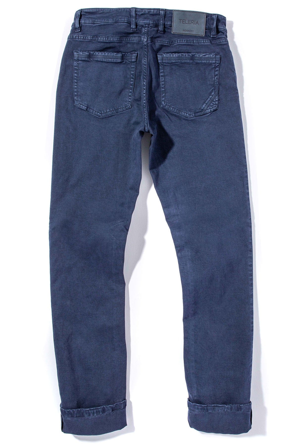 Ryland Rugged Soft Touch Cotton Jeans in Indaco - AXEL'S