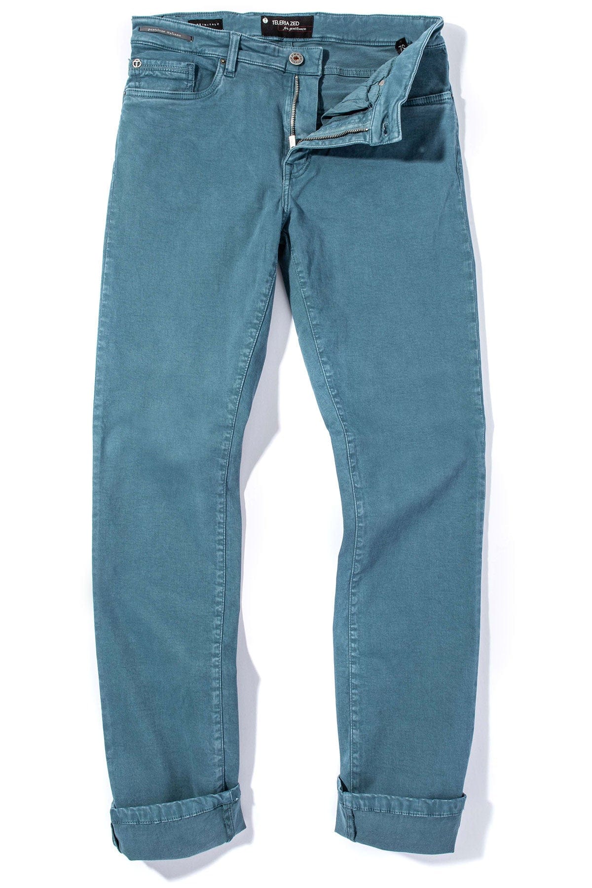 Ryland Rugged Soft Touch Cotton Jeans in Niagra - AXEL'S