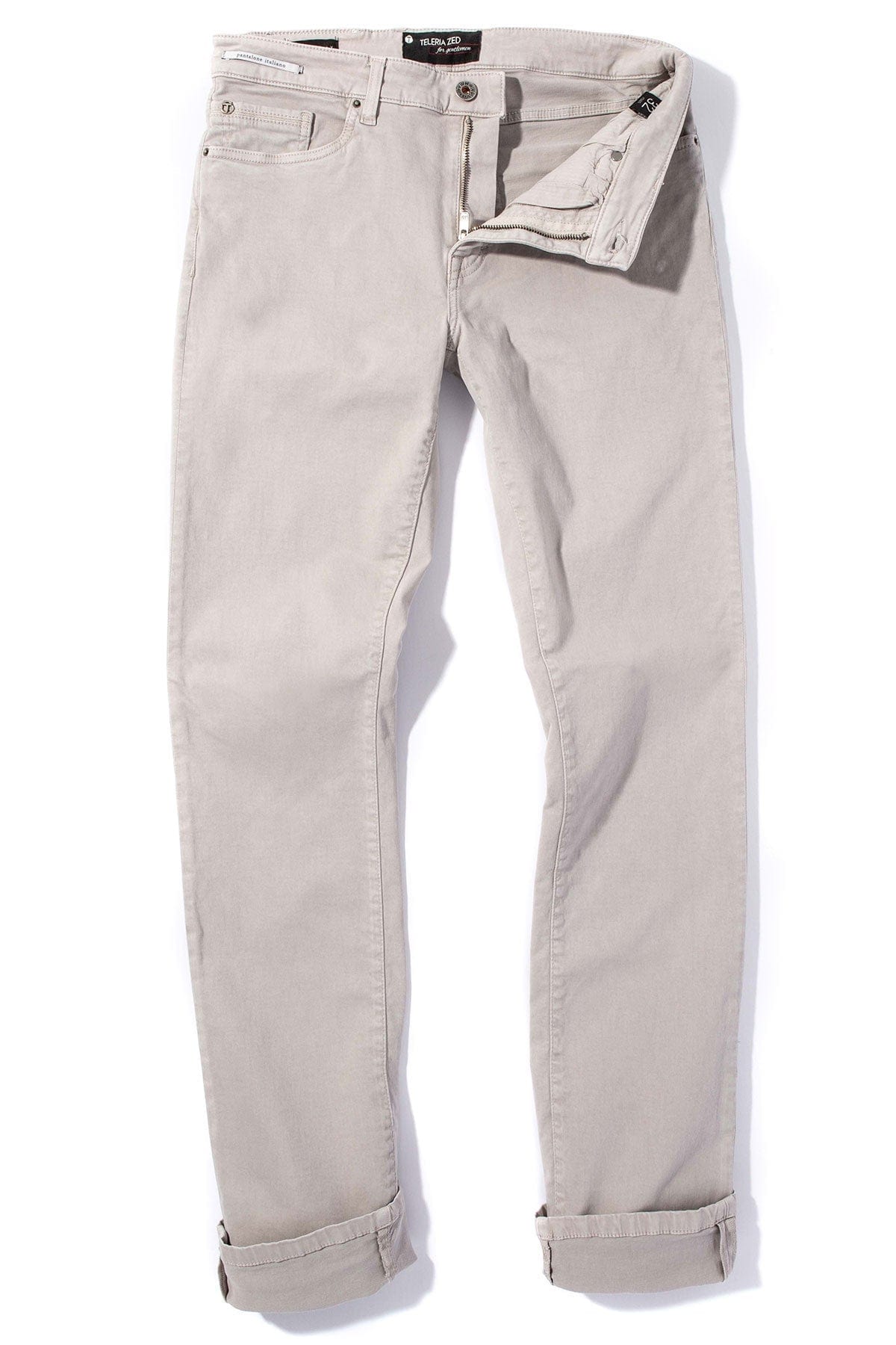 Ryland Rugged Soft Touch Cotton Jeans in Sasso - AXEL'S